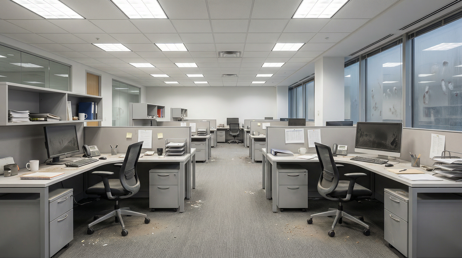 Office Cleaning Before